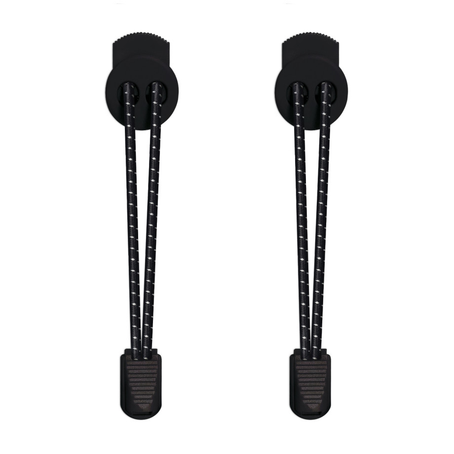 Buy Reflective Lock Black Shoelaces Here