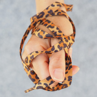 Leopard shoelaces