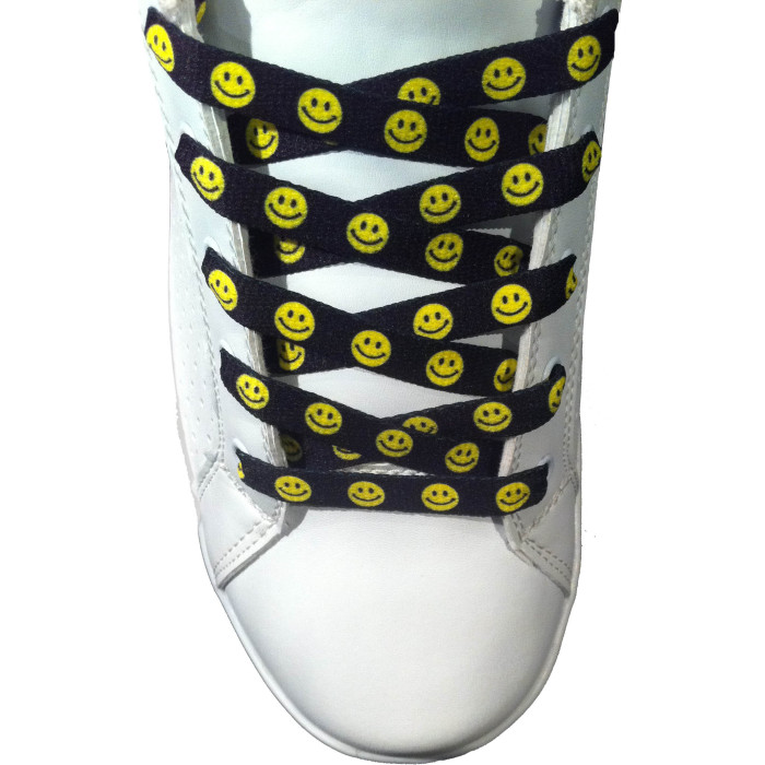 Smiley shoelaces