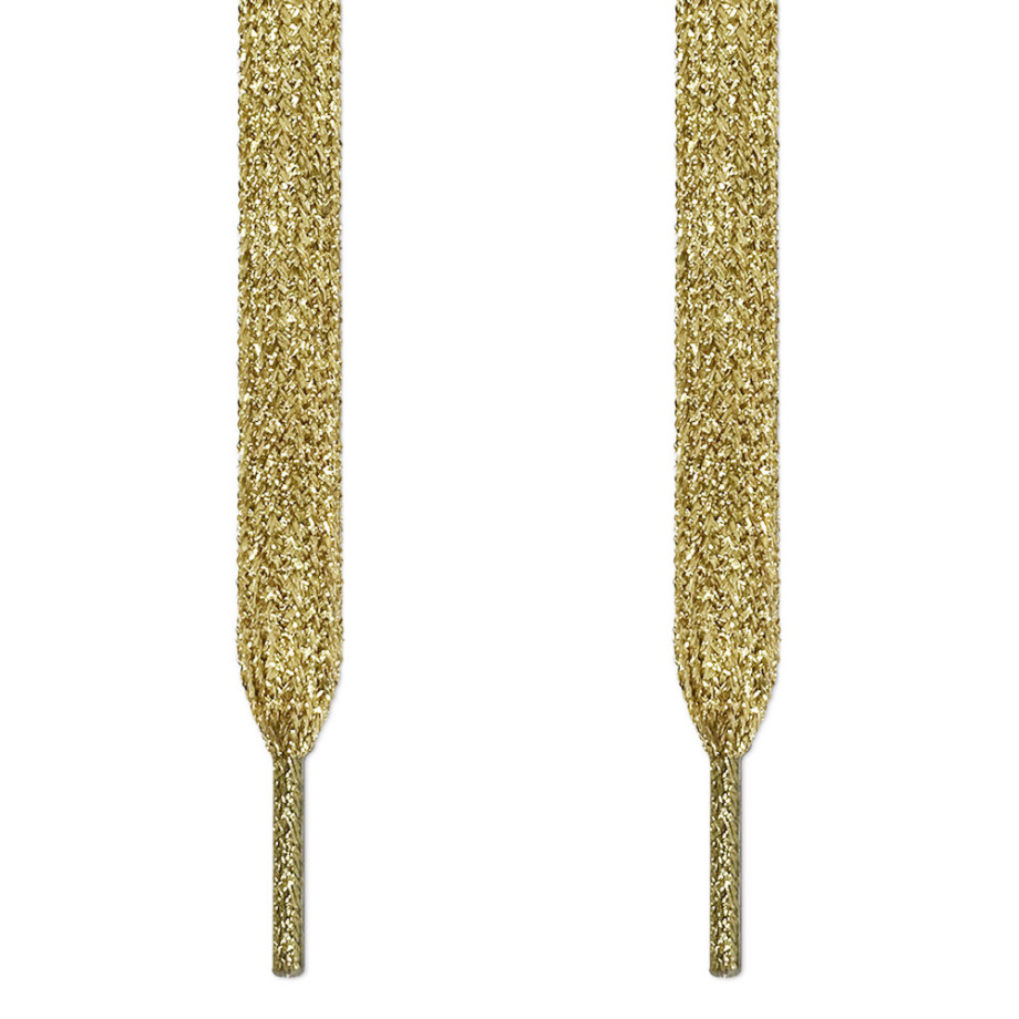 yellow gold shoelaces