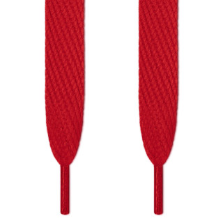Super wide red shoelaces