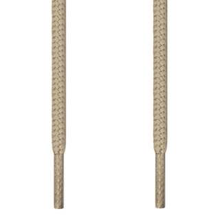 Round light brown shoelaces