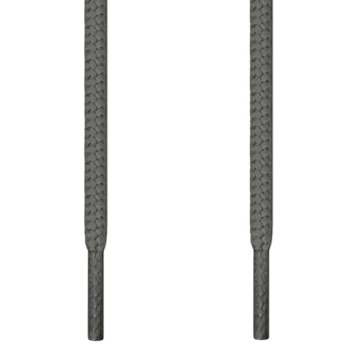 dark grey round shoelaces