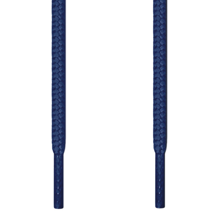 navy blue round shoelaces