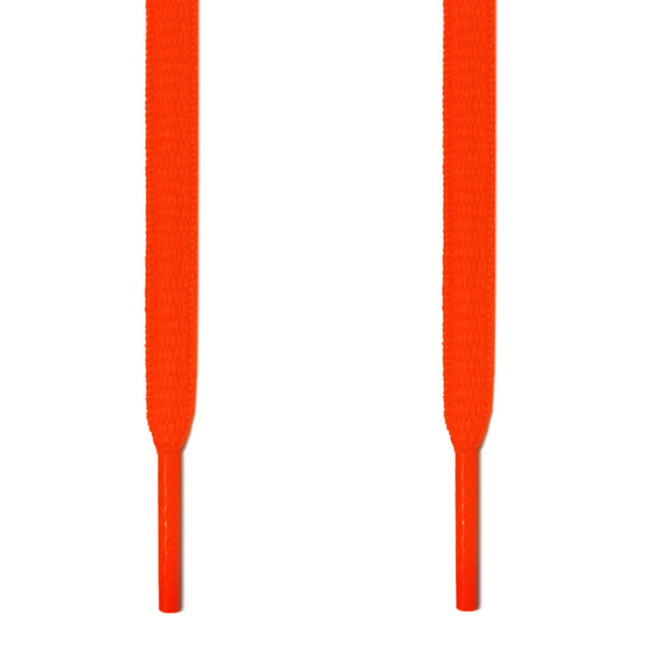 neon orange shoelaces