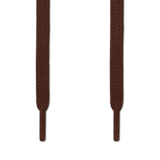 Elastic Flat Dark Brown Shoelaces (No Tie)
