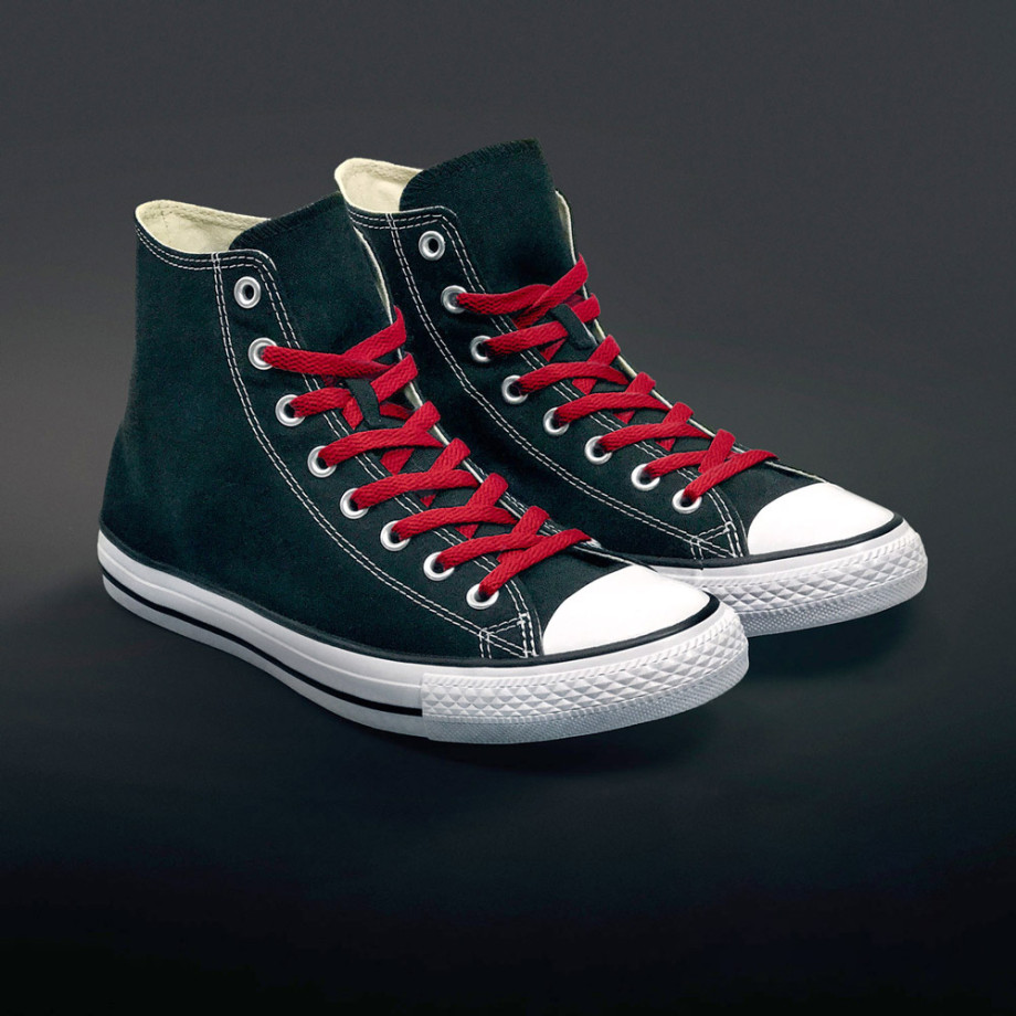 Flat Red Shoelaces Universal laces for all types of shoes