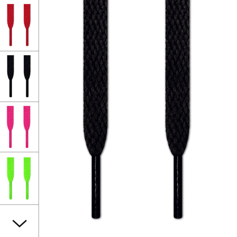 Flat black boot laces best sale