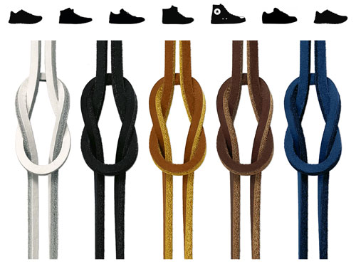 Square Leather Shoelaces