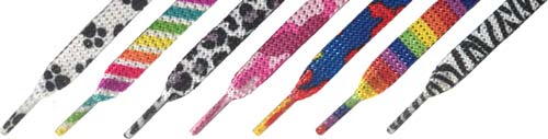 Glitter-Pattern Shoelaces